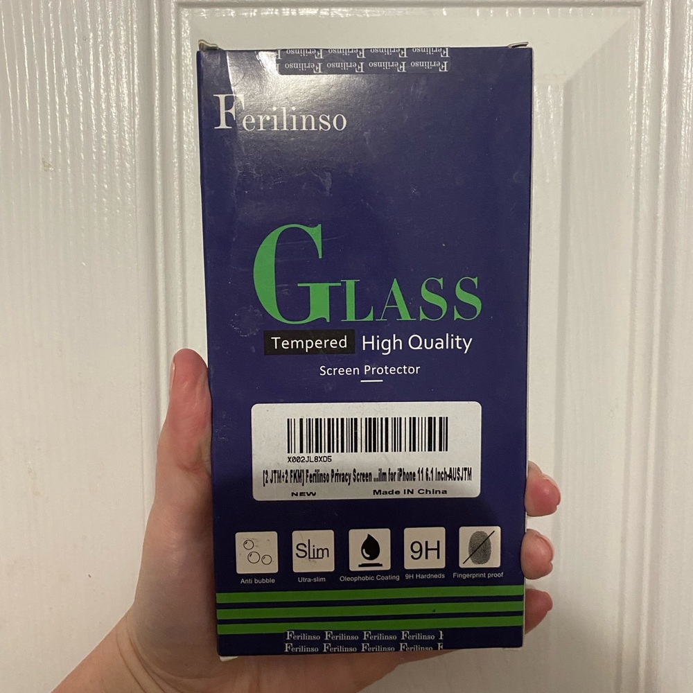 Tempered Glass Screen Protector - Blue